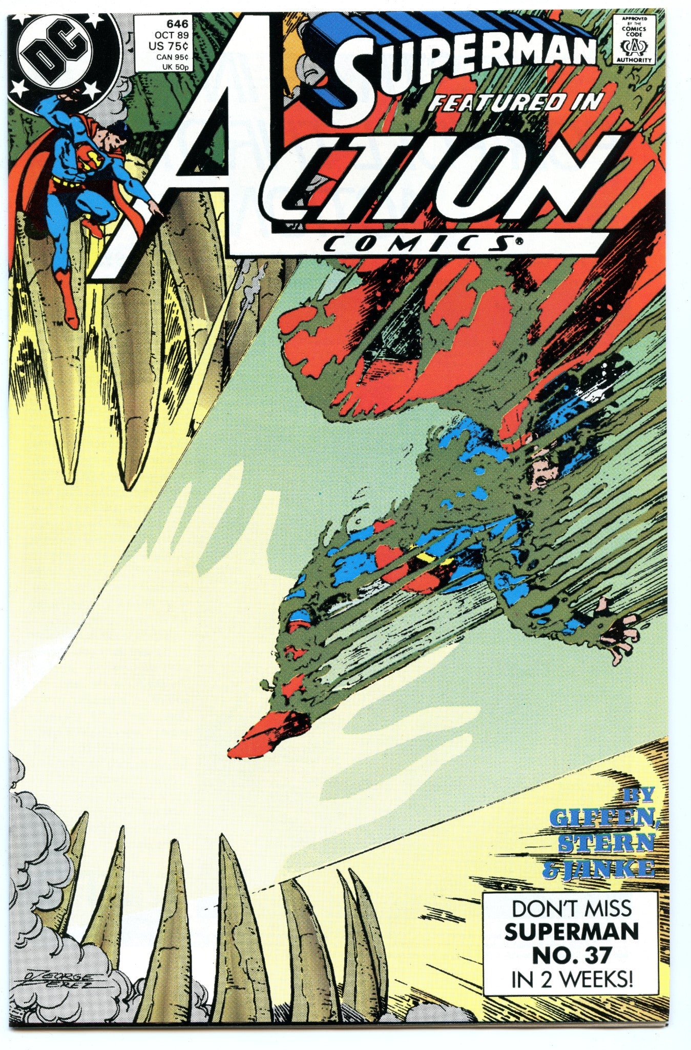 Action Comics 646 (Oct 1989) NM- (9.2)