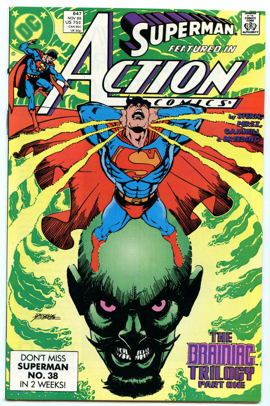 Action Comics 647 (Nov 1989) NM- (9.2)