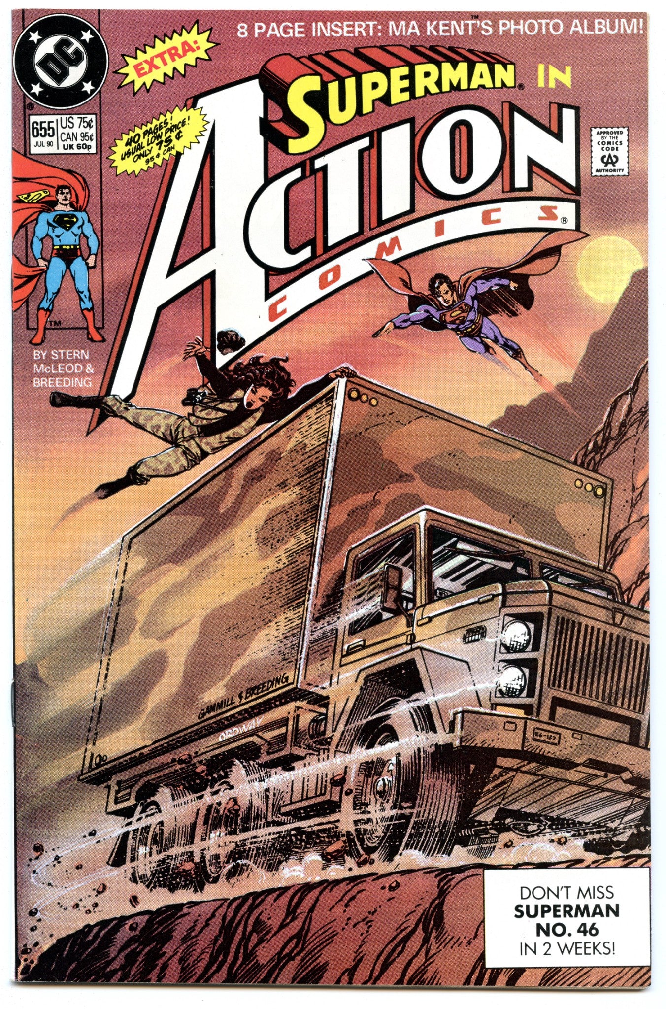 Action Comics 655 (Jul 1990) NM- (9.2)