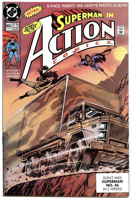 Action Comics 655 (Jul 1990) NM- (9.2)