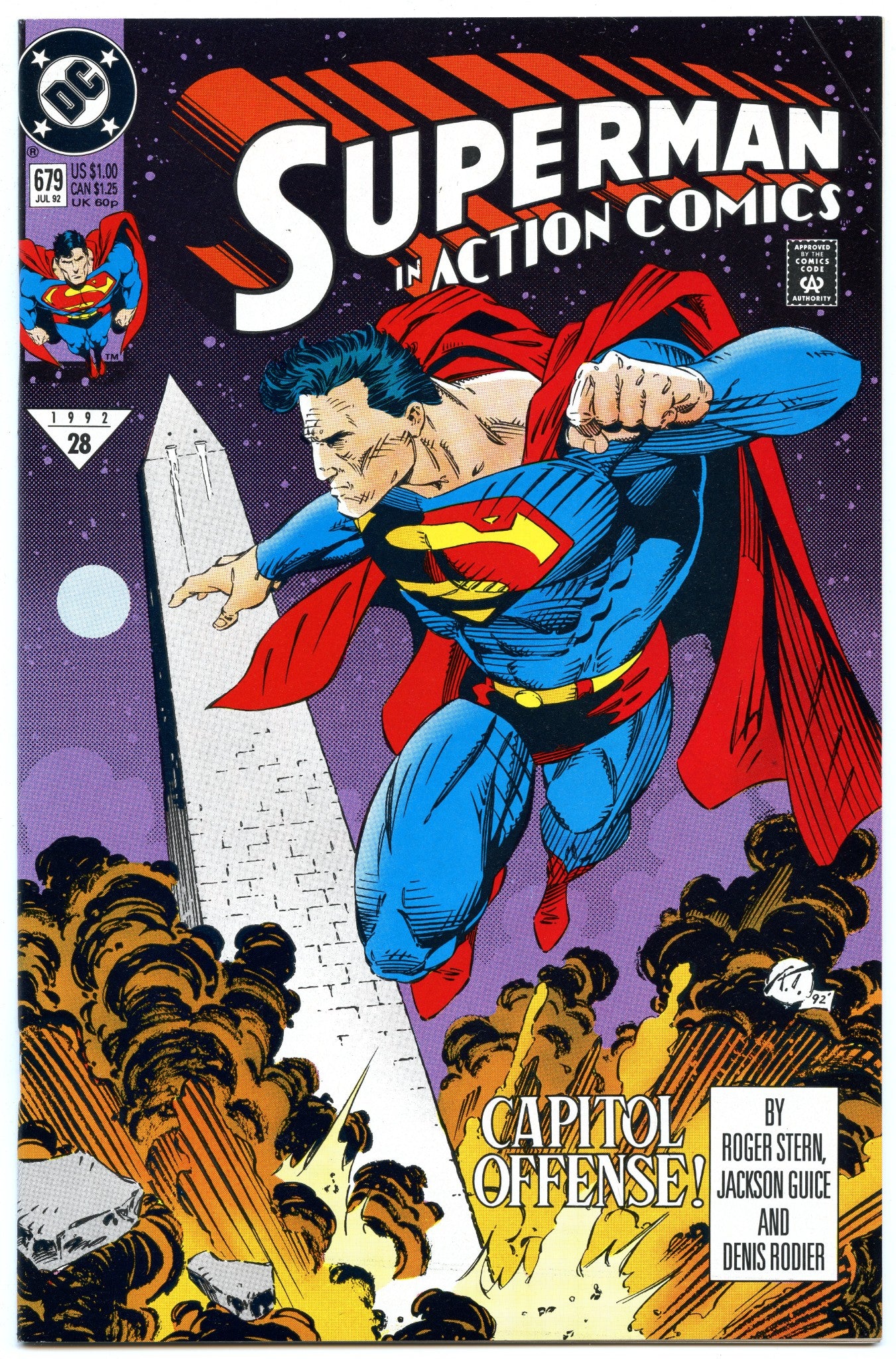 Action Comics 679 (Jul 1992) NM- (9.2)