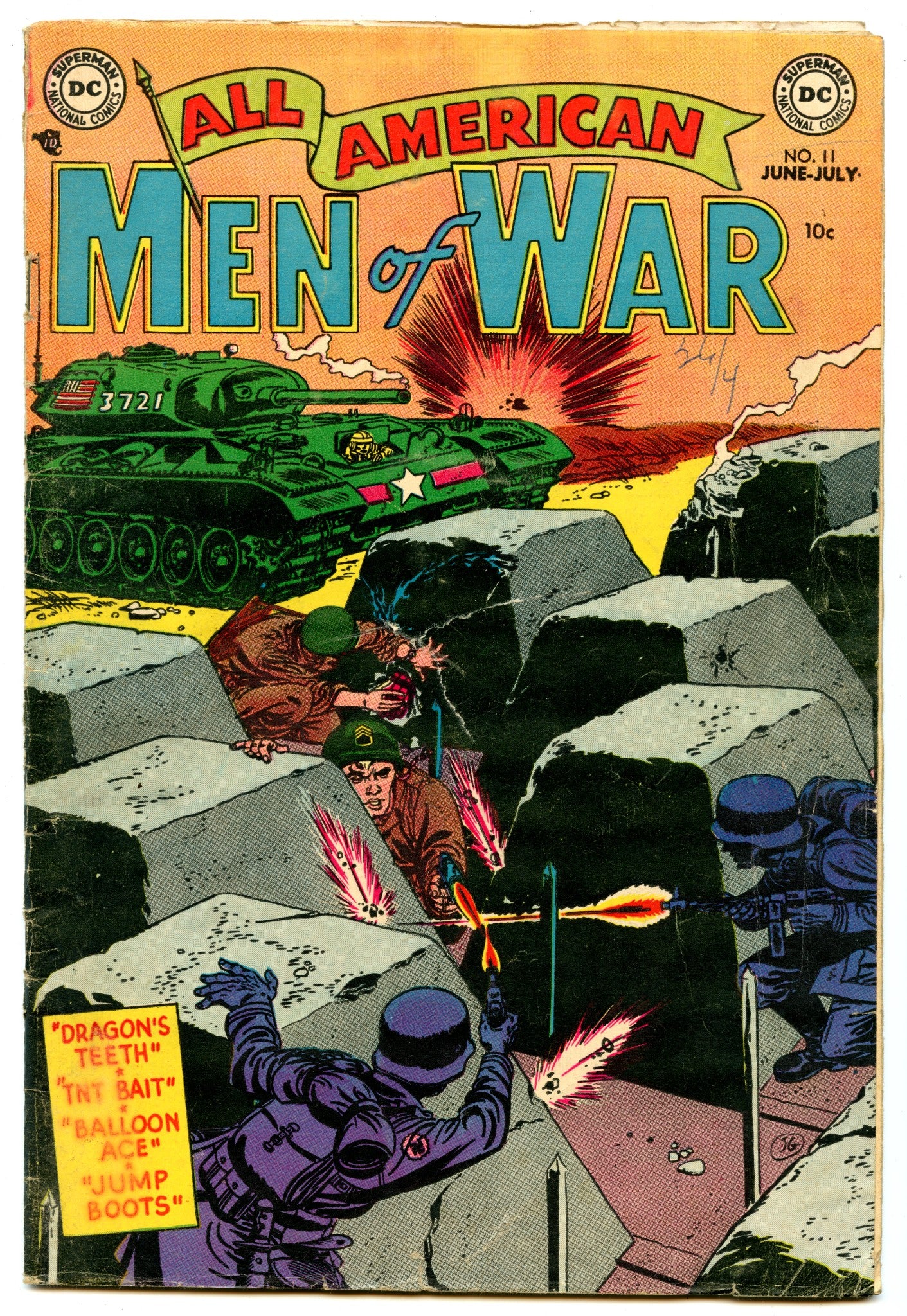 All-American Men of War 11 (Jul 1954) GD/VG (3.0)