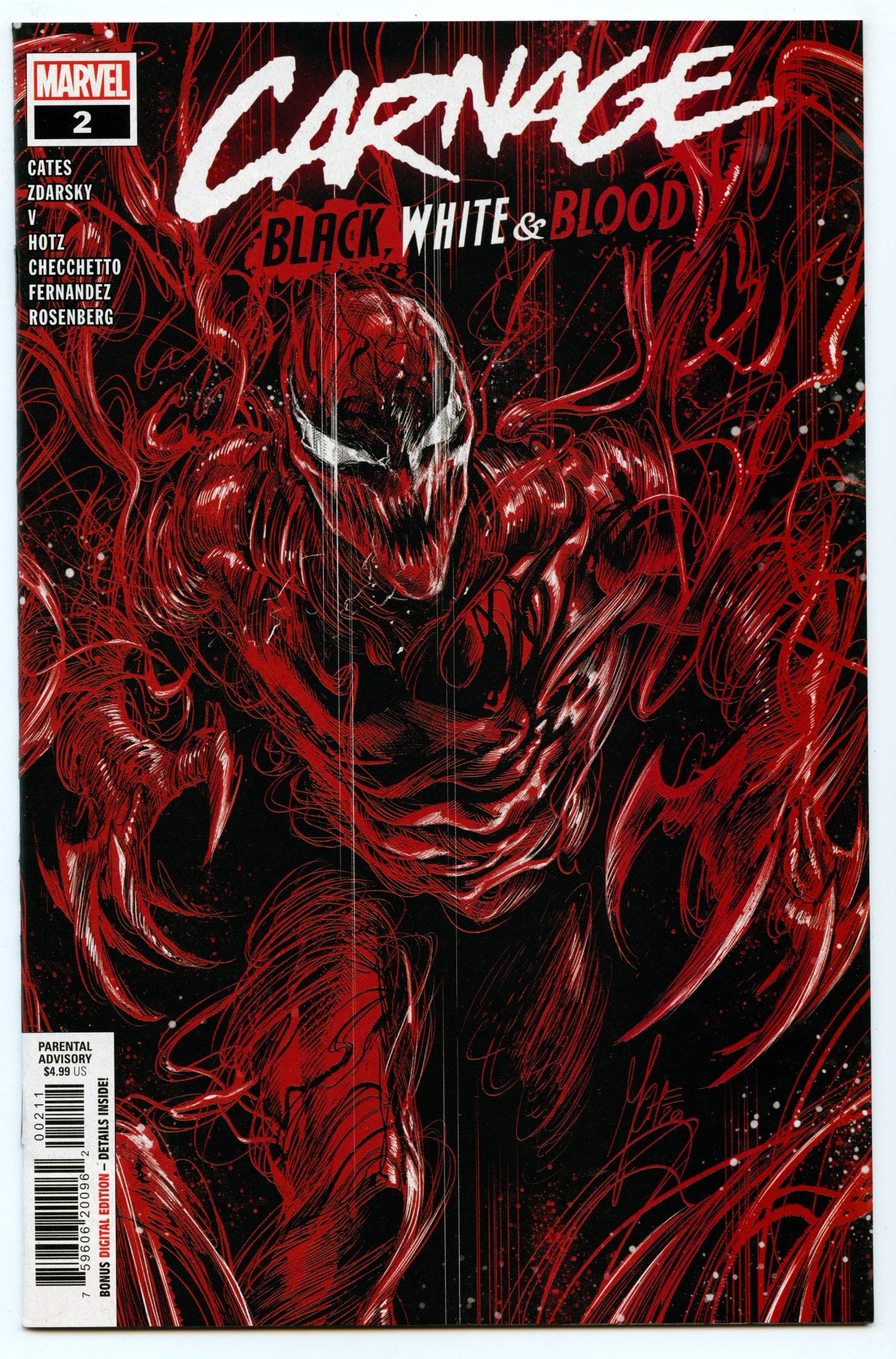 Carnage: Black, White & Blood 2 (Jun 2021) NM- (9.2)
