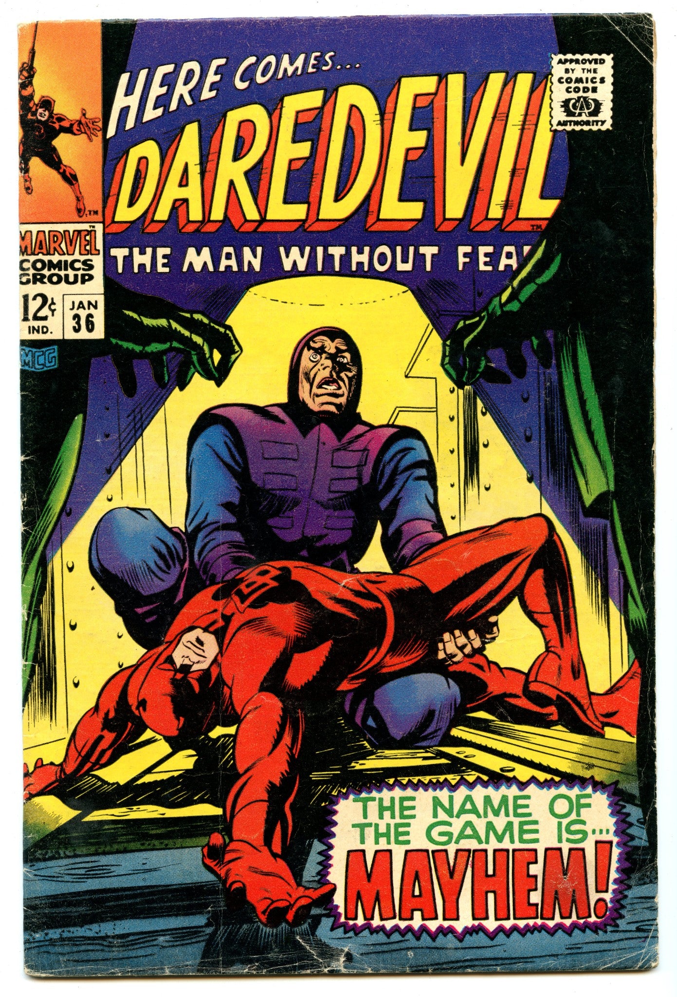 Daredevil 36 (Jan 1968) VG (4.0)