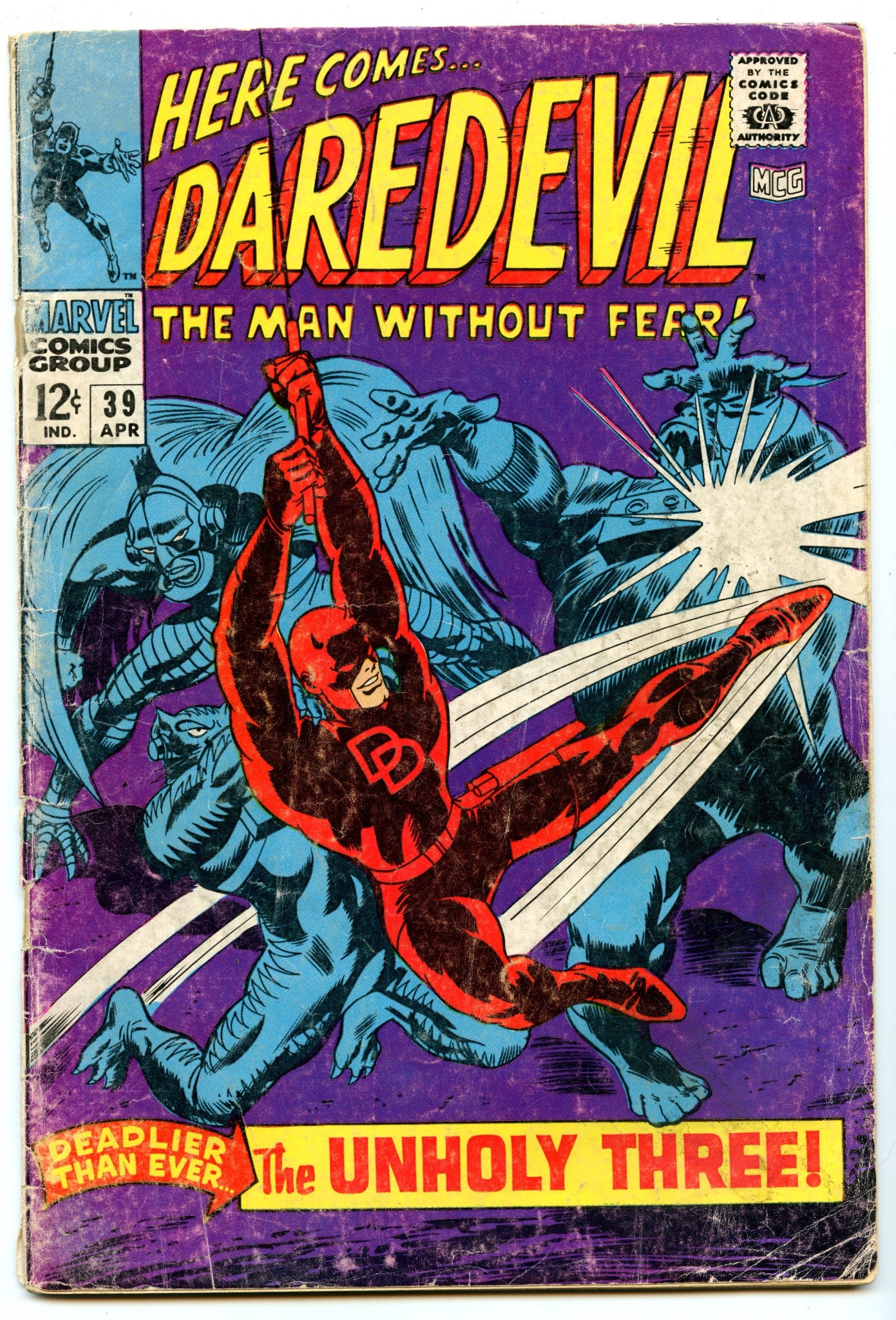 Daredevil 39 (Apr 1968) GD/VG (3.0)