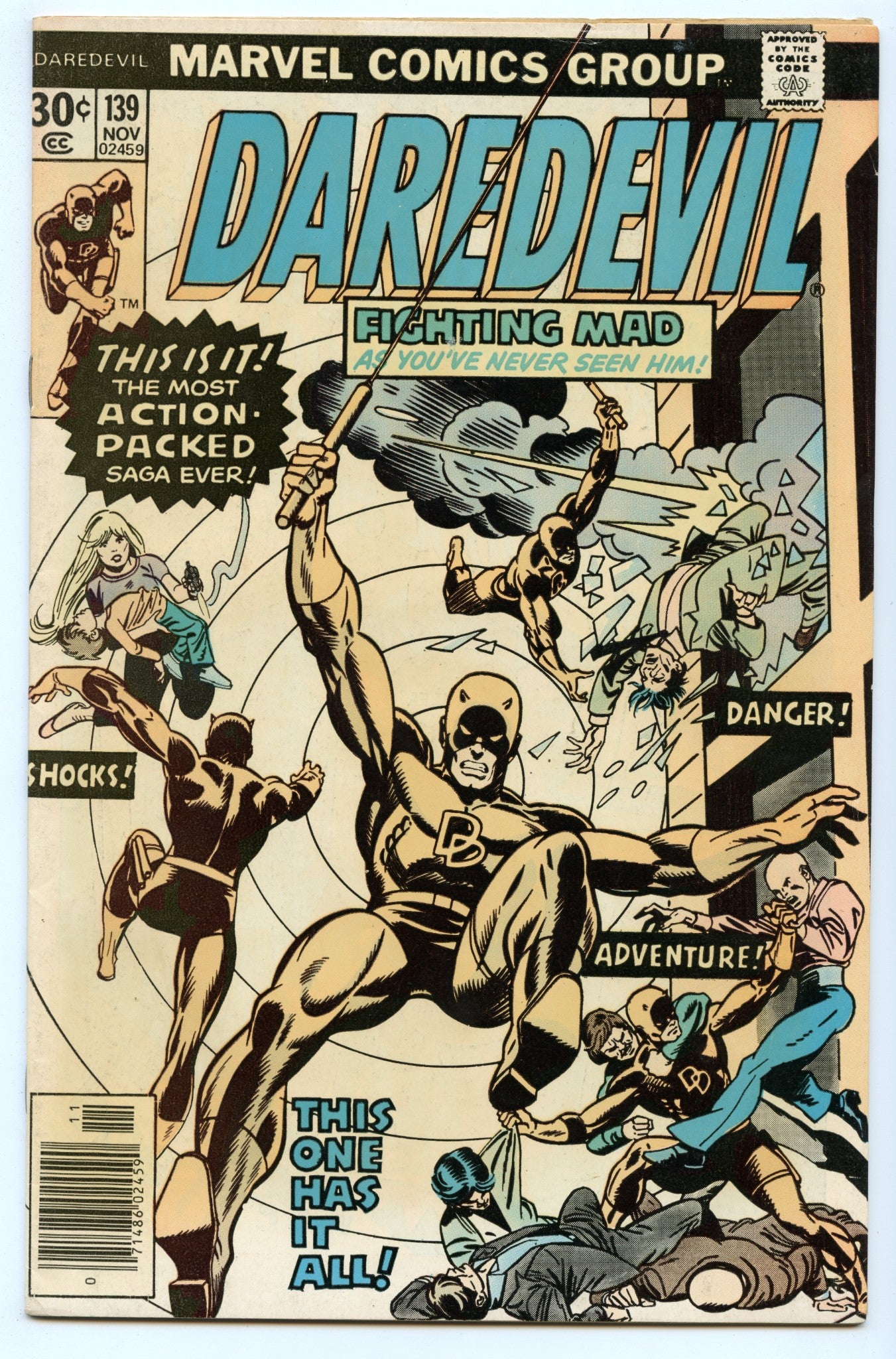 Daredevil 139 (Nov 1976) VG- (3.5)