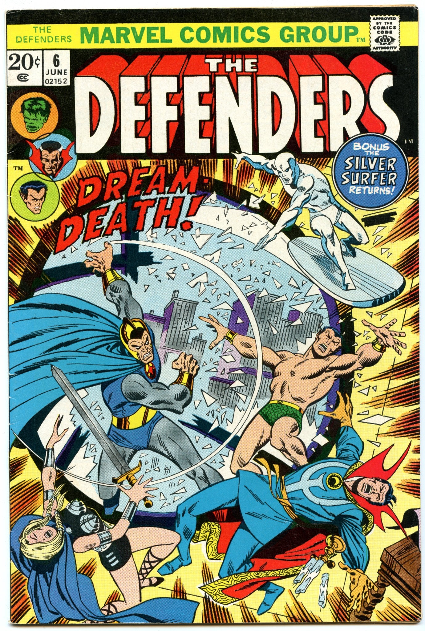 Defenders 6 (Jun 1973) FI/VF (7.0)