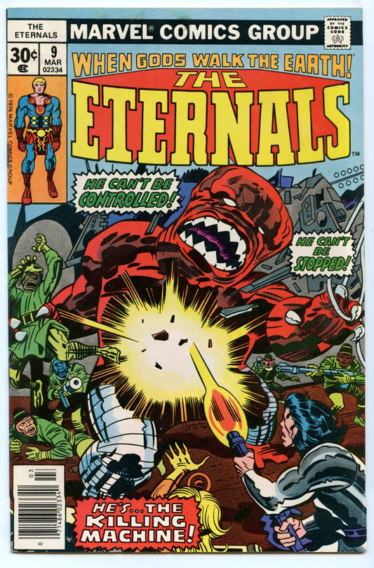 Eternals 9 (Mar 1977) VF+ (8.5)