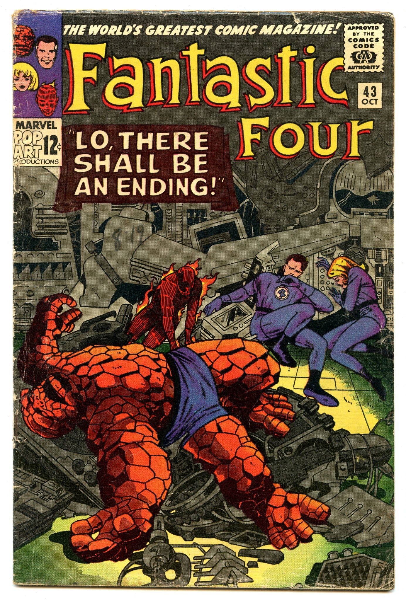 Fantastic Four 43 (Oct 1965) GD+ (2.5)