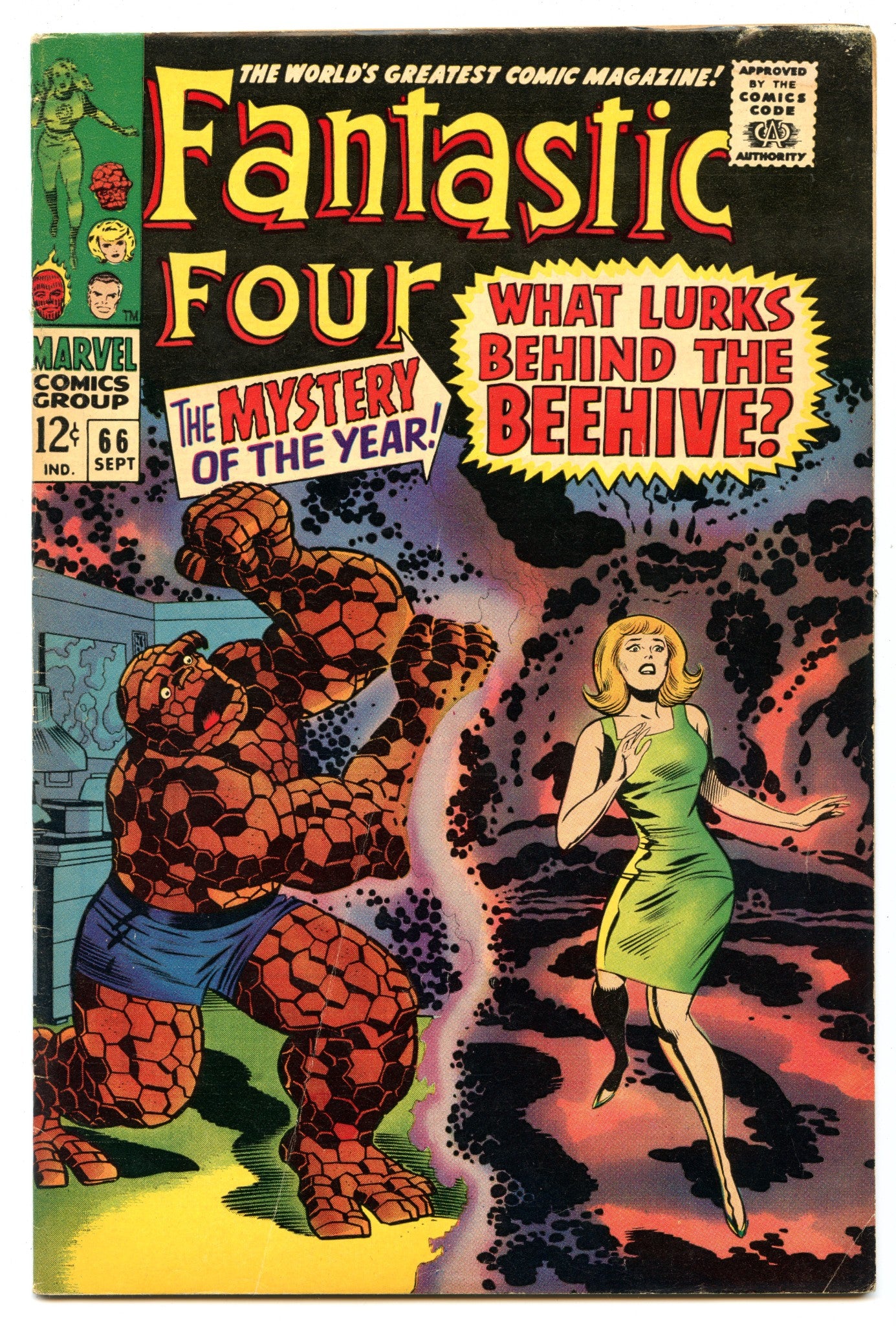 Fantastic Four 66 (Sep 1967) VG+ (4.5) - 1st mention "Him" (no appearance)