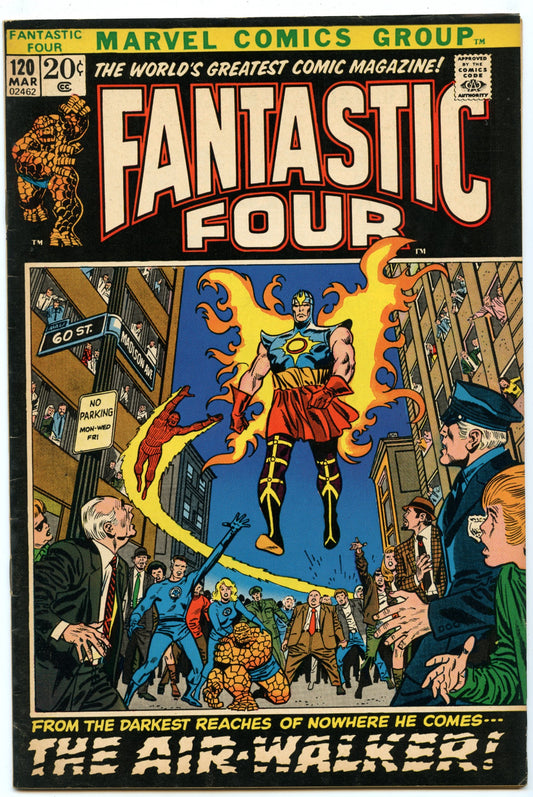 Fantastic Four 120 (Mar 1972) FI/VF (7.0) - 1st app. Gabriel the Air-Walker