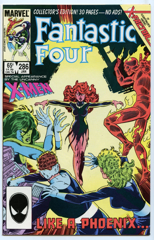 Fantastic Four 286 (Jan 1986) NM- (9.2) - 2nd appearance X-Factor