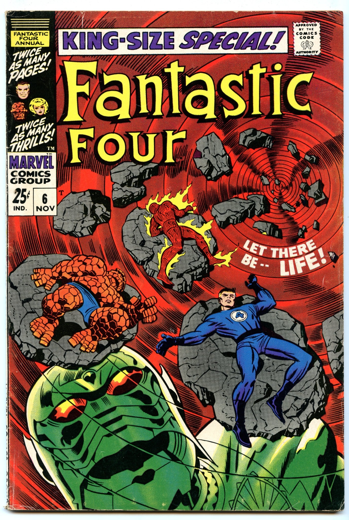 Fantastic Four King-Size Special 6 (Nov 1968) VG- (3.5)