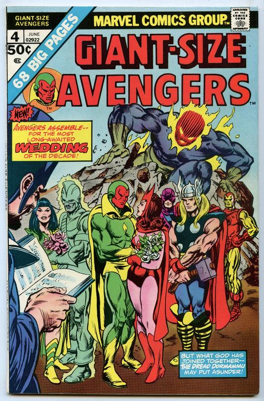 Giant-Size Avengers 4 (Jun 1975) VF/NM (9.0)