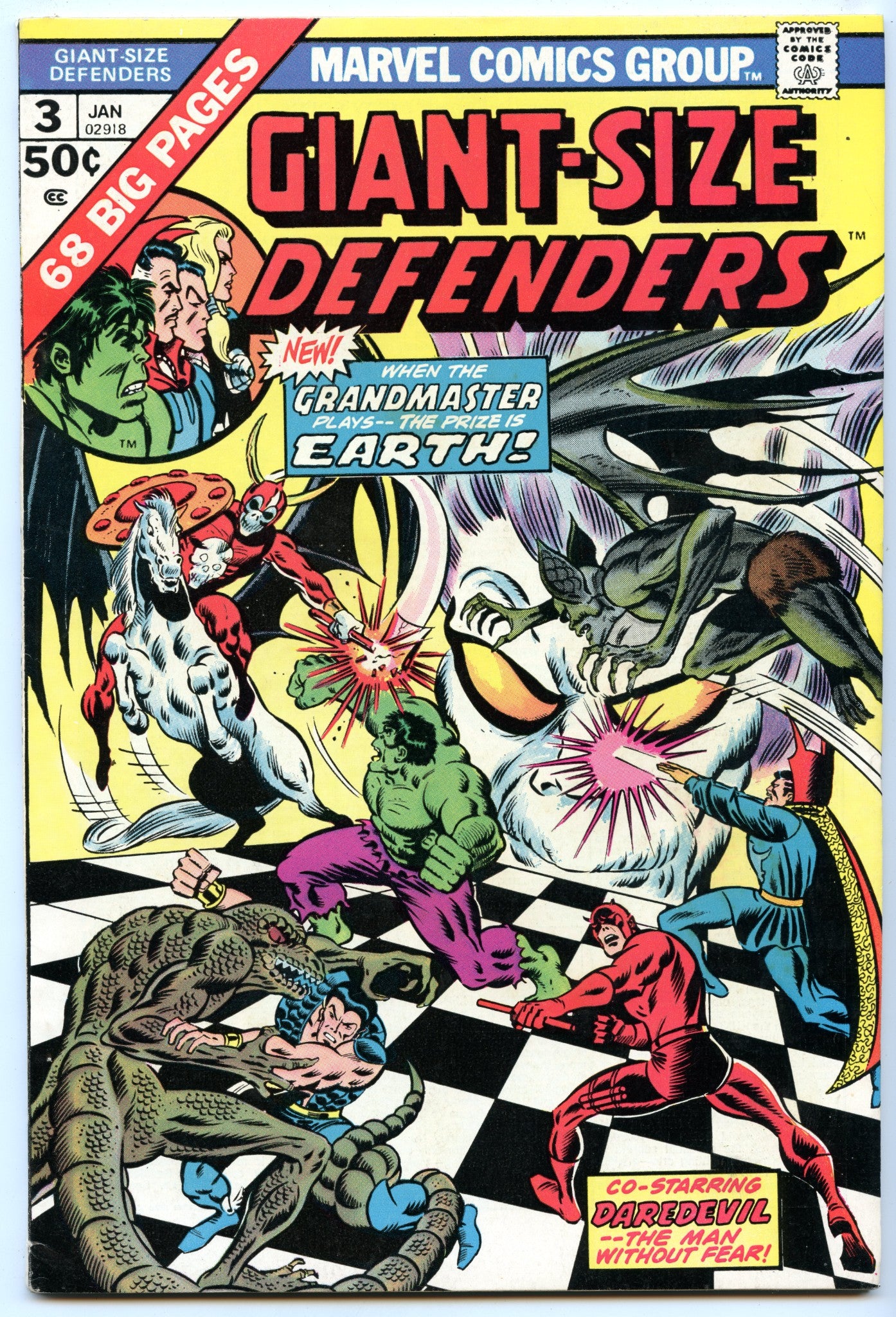 Giant-Size Defenders 3 (Jan 1975) FI- (5.5)