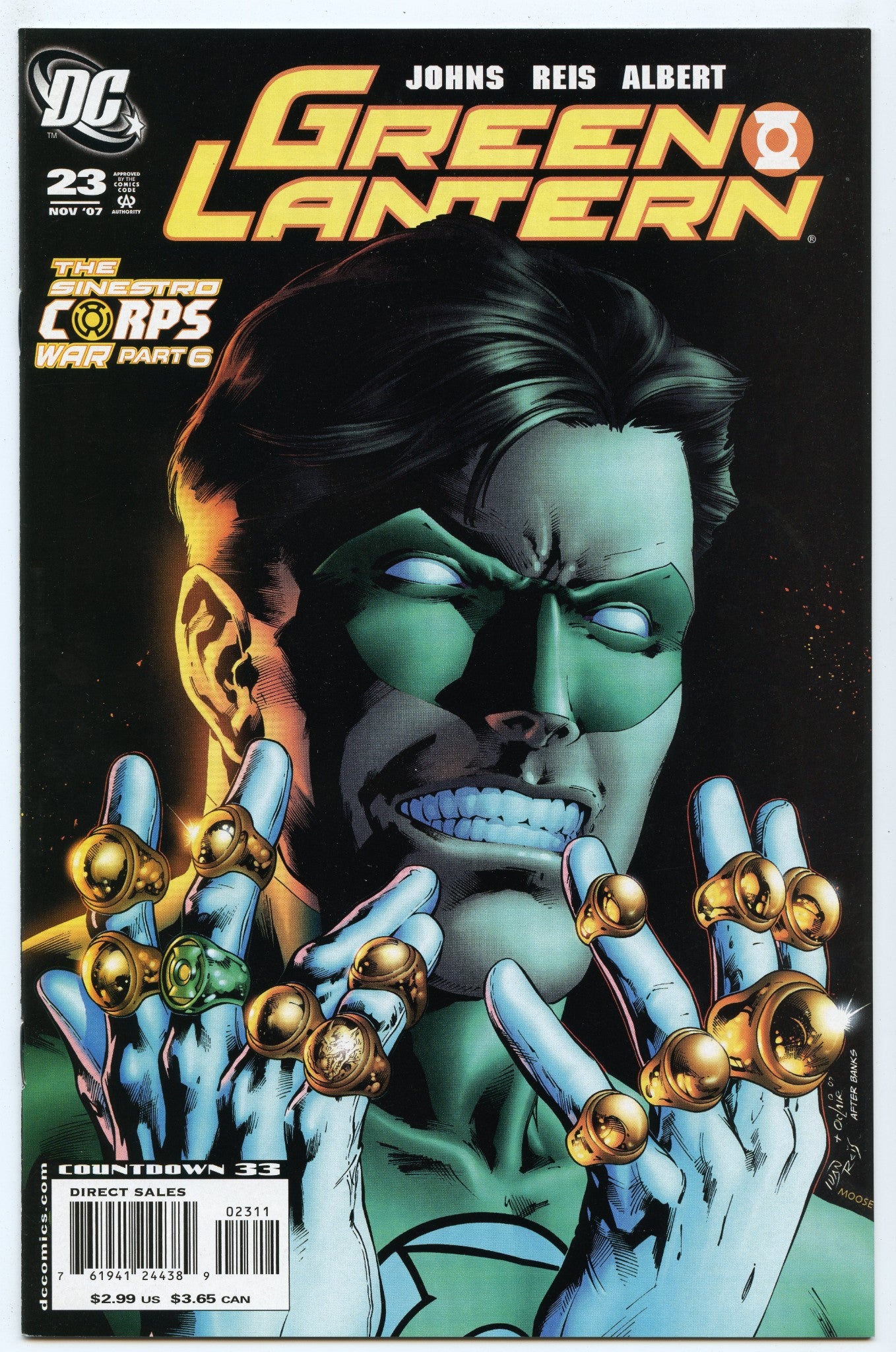 Green Lantern V4 23 (Nov 2007) NM- (9.2)