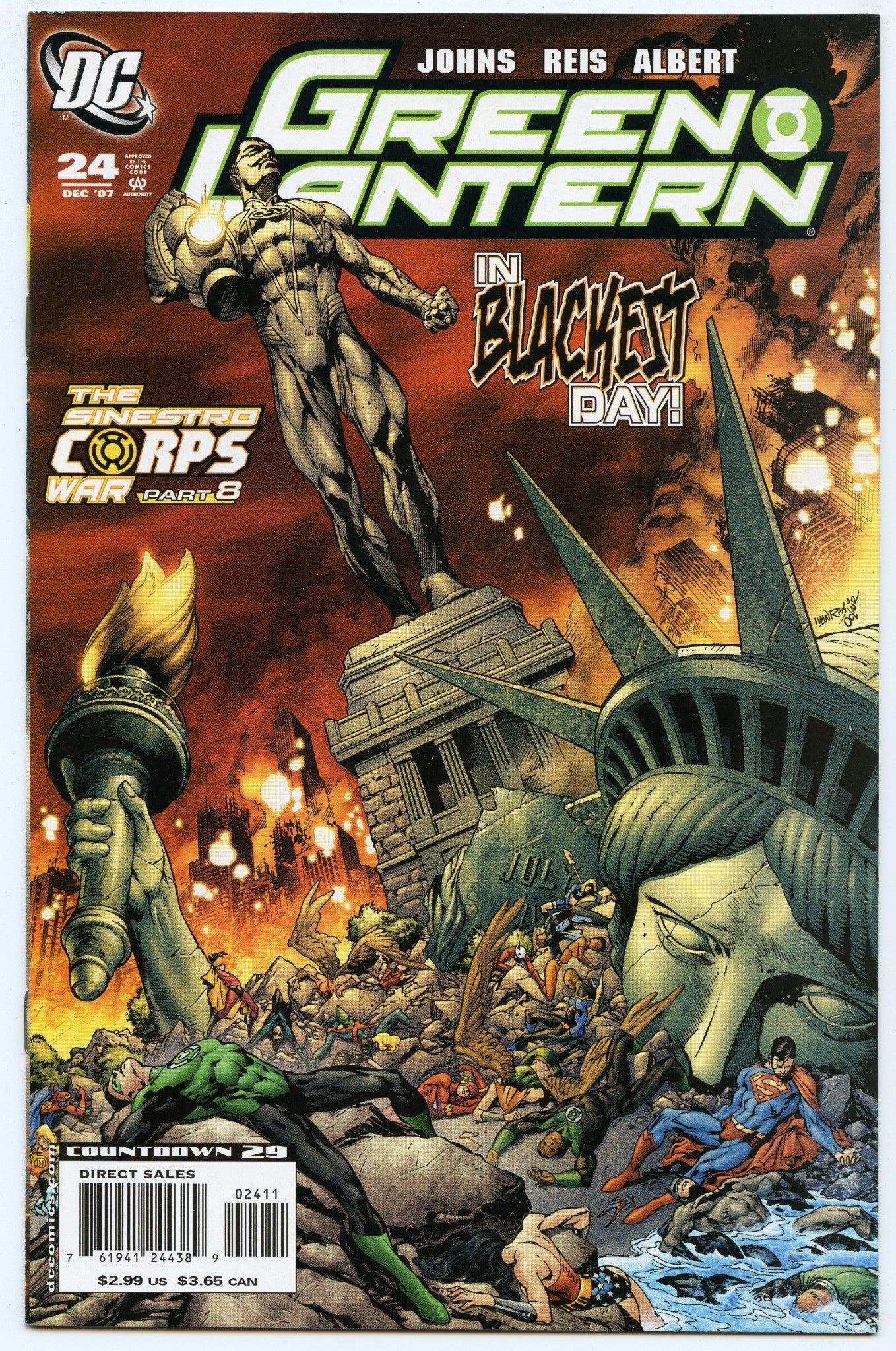 Green Lantern V4 24 (Dec 2007) NM- (9.2)