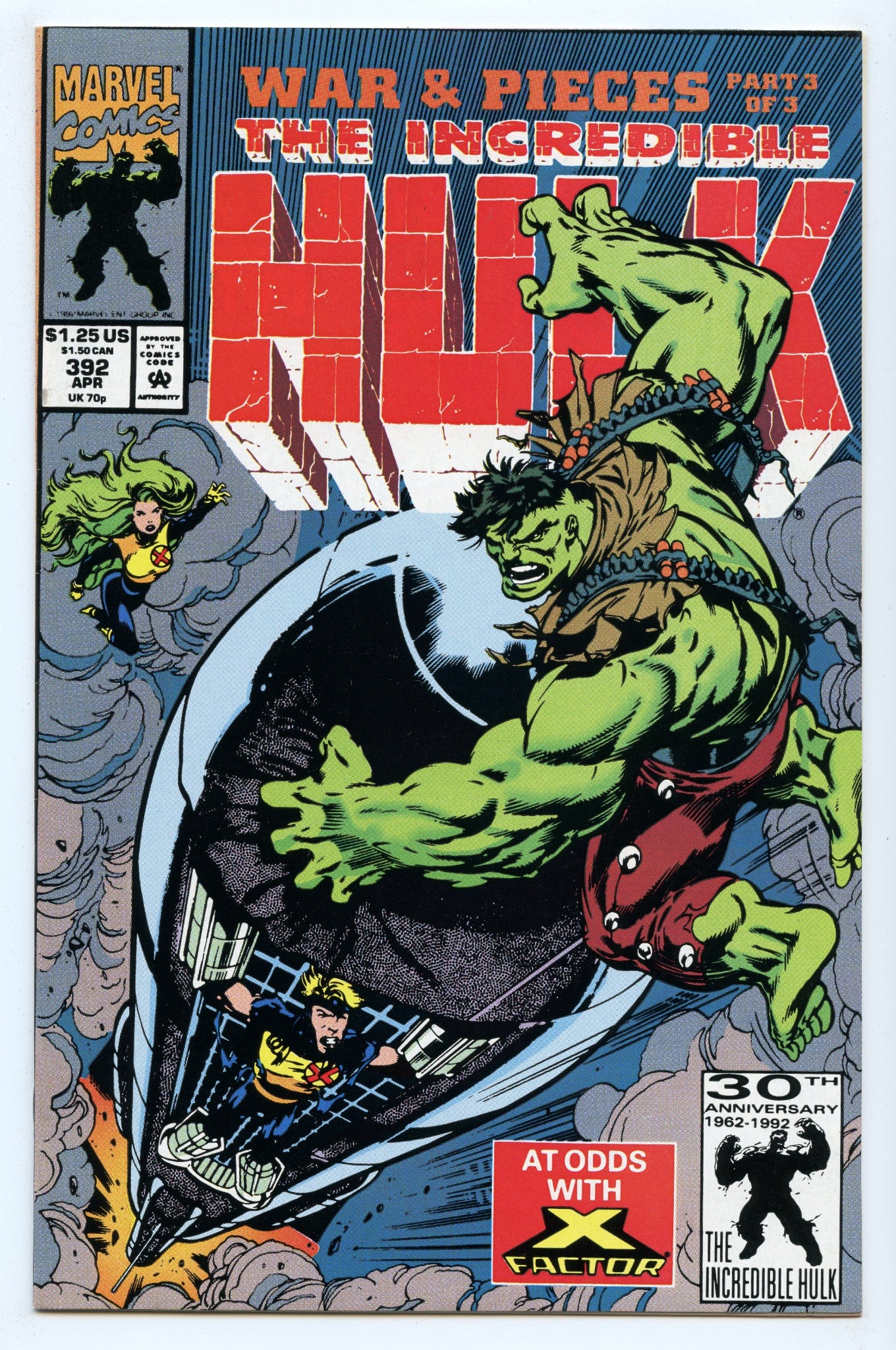 Incredible Hulk 392 (Apr 1992) NM- (9.2)