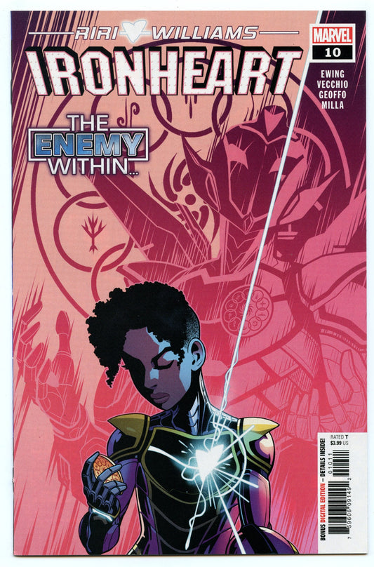 Ironheart 10 (Nov 2019) NM- (9.2) - 1st appearance Riri's father (cameo)