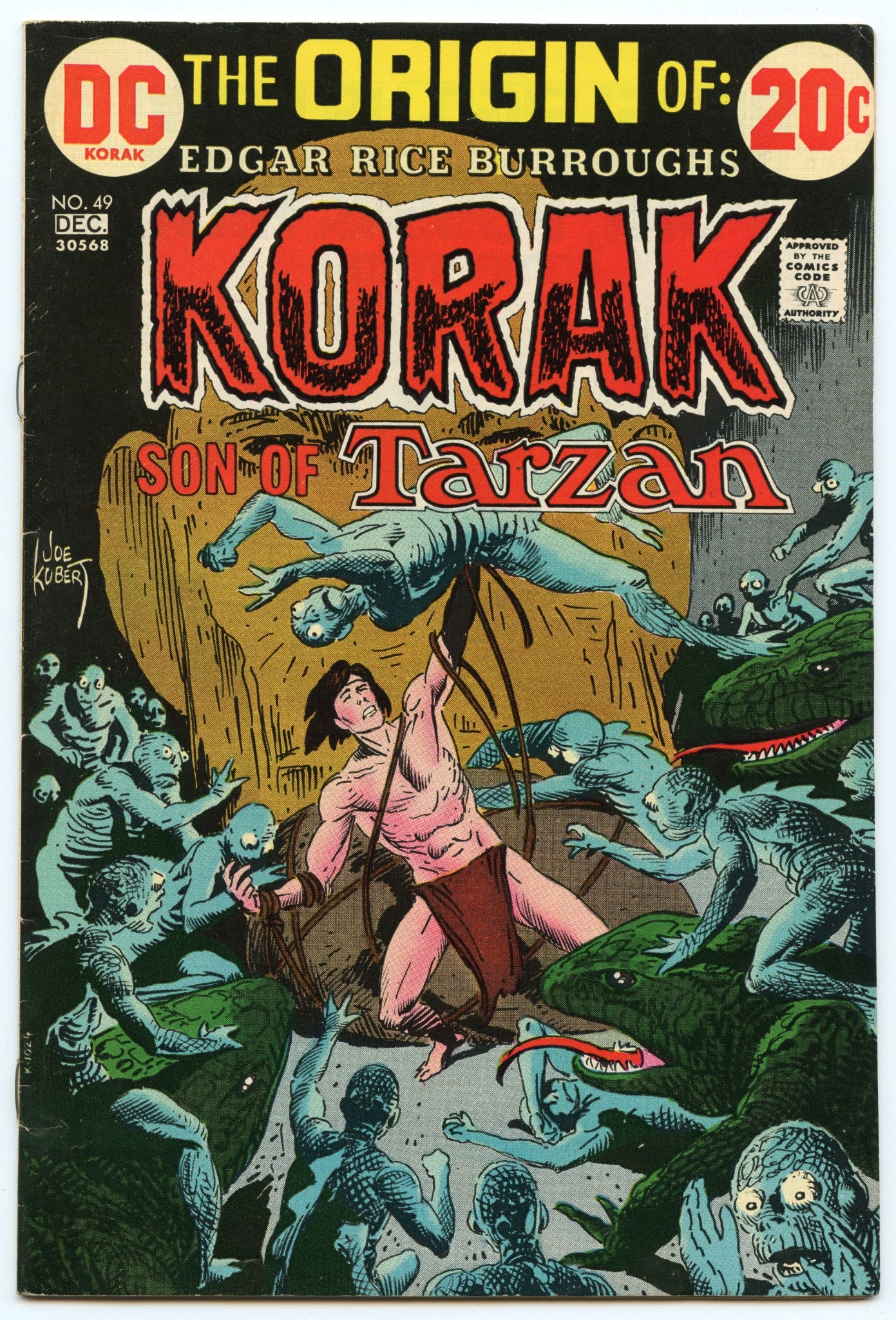 Korak, Son of Tarzan 49 (Dec 1972) FI- (5.5)