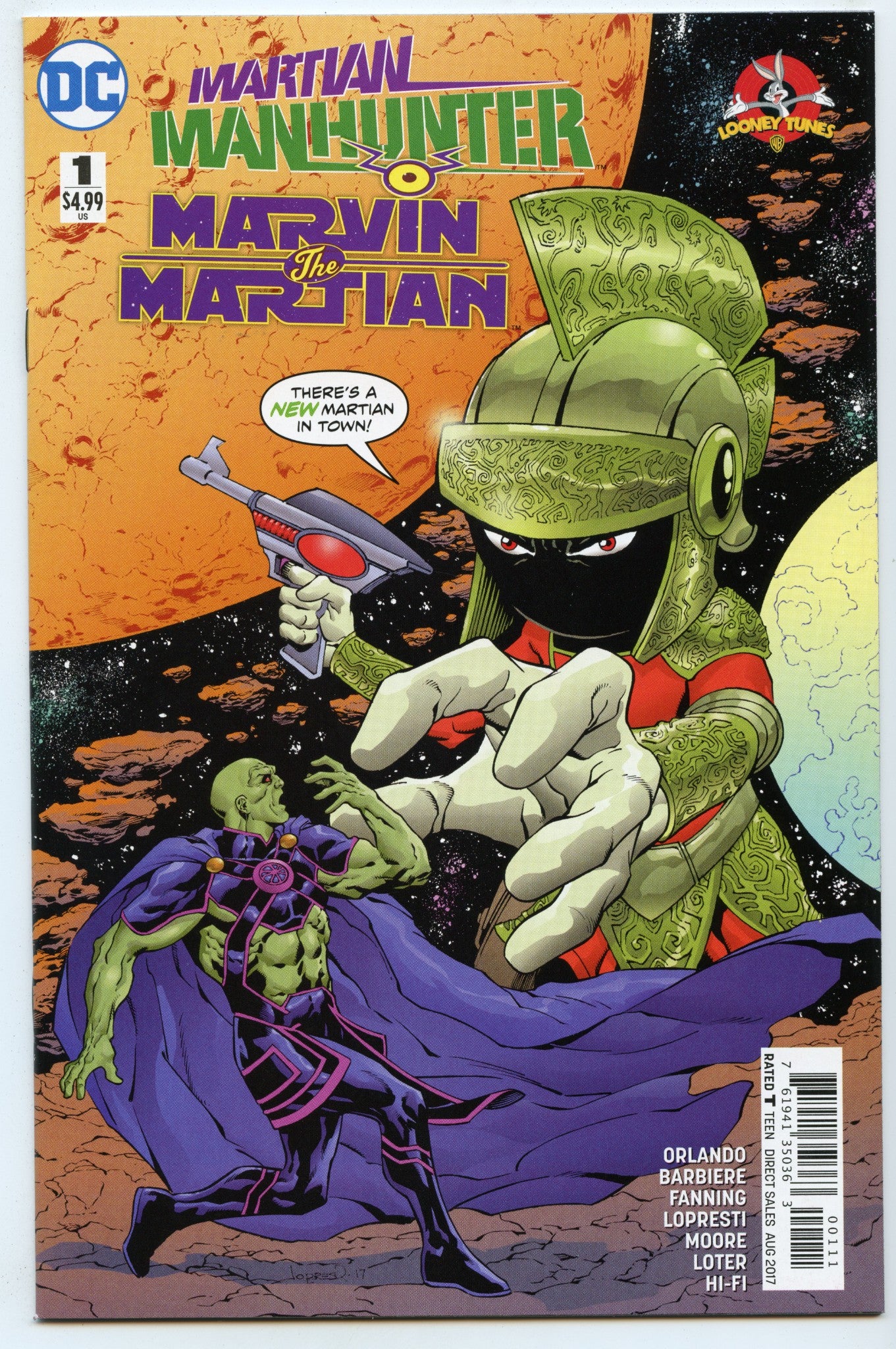 Martian Manhunter/Marvin the Martian Special 1 (Aug 2017) NM- (9.2)