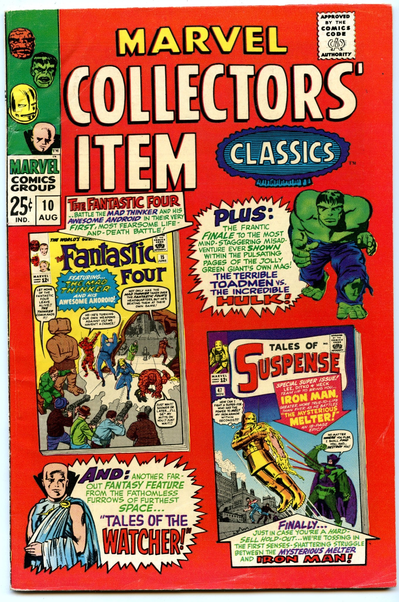 Marvel Collector's Item Classics 10 (Aug 1967) FI- (5.5)