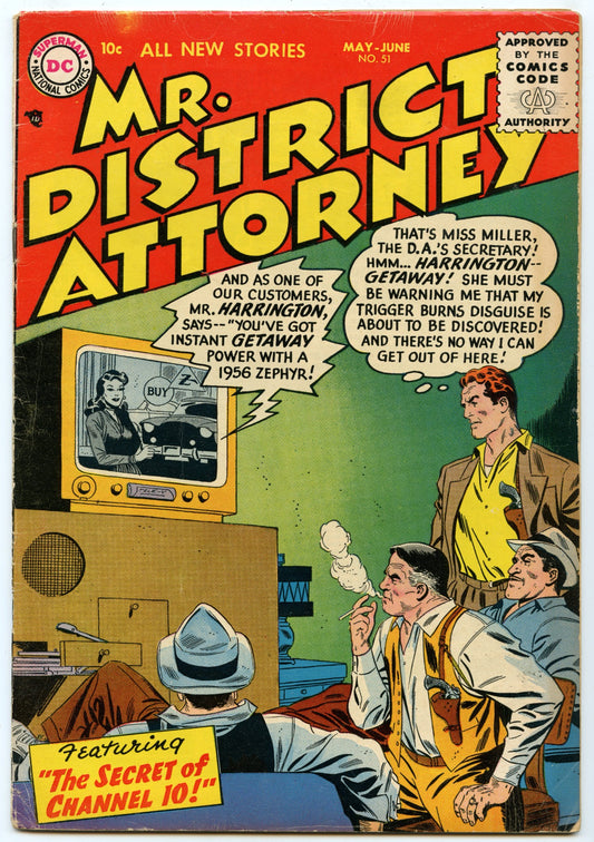 Mr. District Attorney 51 (Jun 1956) VG (4.0)