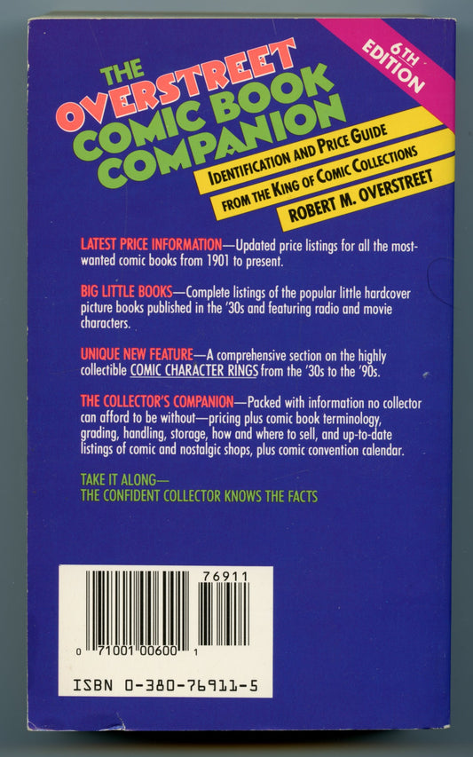 Overstreet Comic Book Companion #6 (1992) - softcover