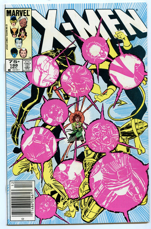 Uncanny X-Men 188 (Dec 1984) NM- (9.2) - CDN price variant