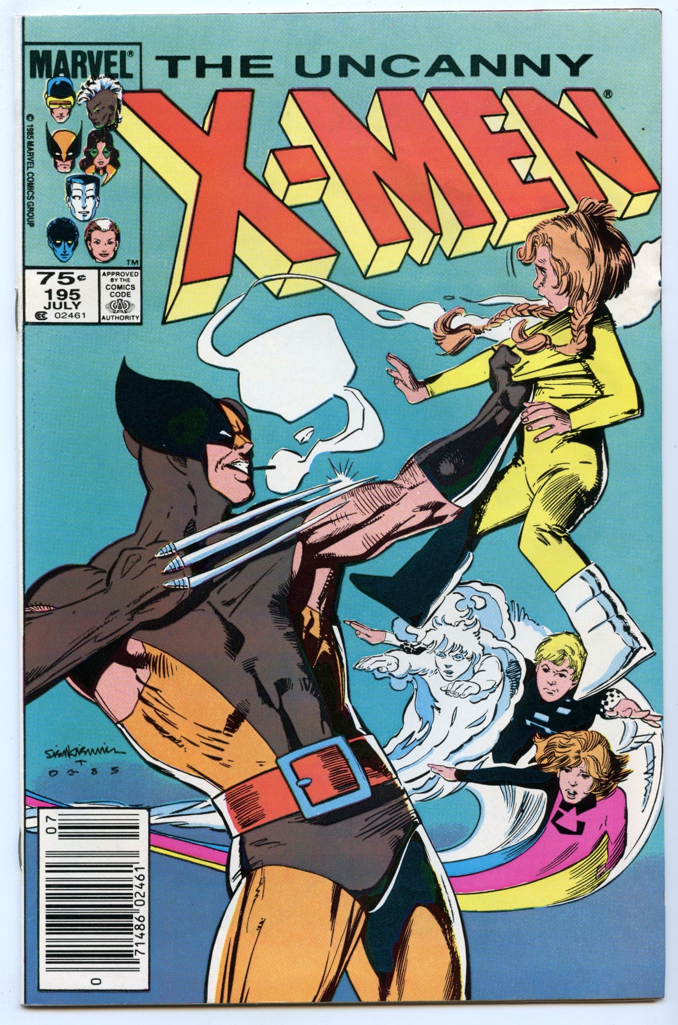 Uncanny X-Men 195 (Jul 1985) FI+ (6.5) - CDN Price variant