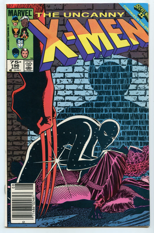 Uncanny X-Men 196 (Aug 1985) NM- (9.2) - CDN Price variant