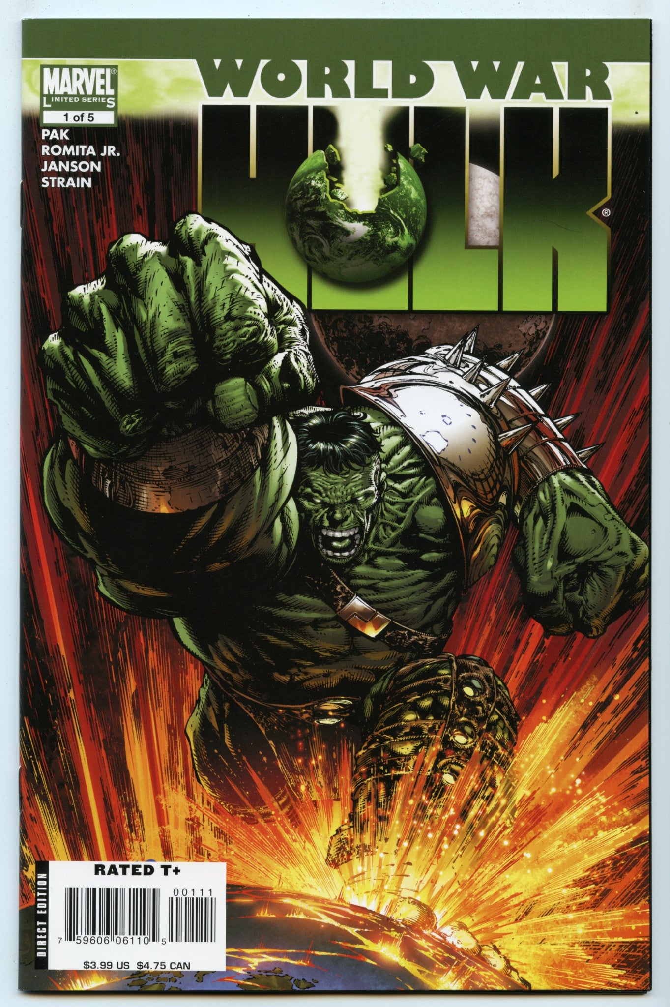 World War Hulk 1 (Aug 2007) NM- (9.2)