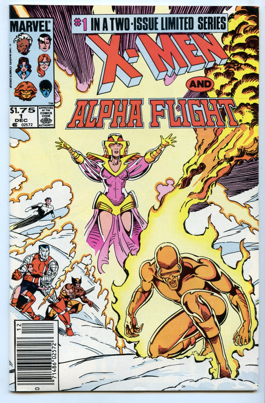 X-Men & Alpha Flight 1 (Dec 1985) VF/NM (9.0) - CDN Price variant