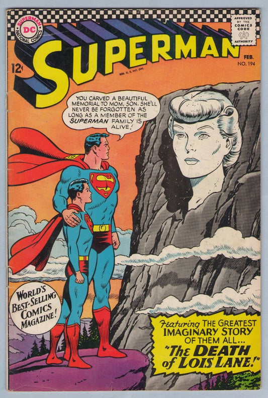 Superman 194 (Feb 1967) VG (4.0)