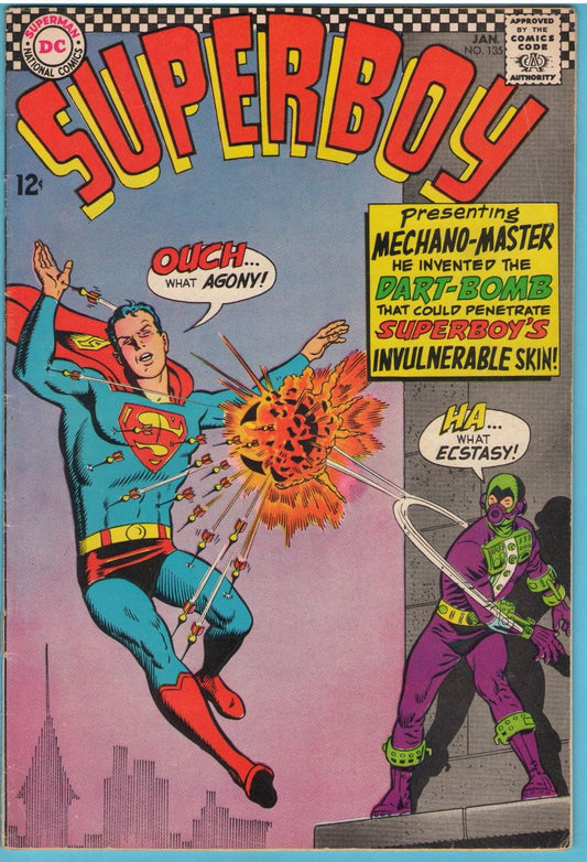 Superboy 135 (Jan 1967) VG- (3.5)