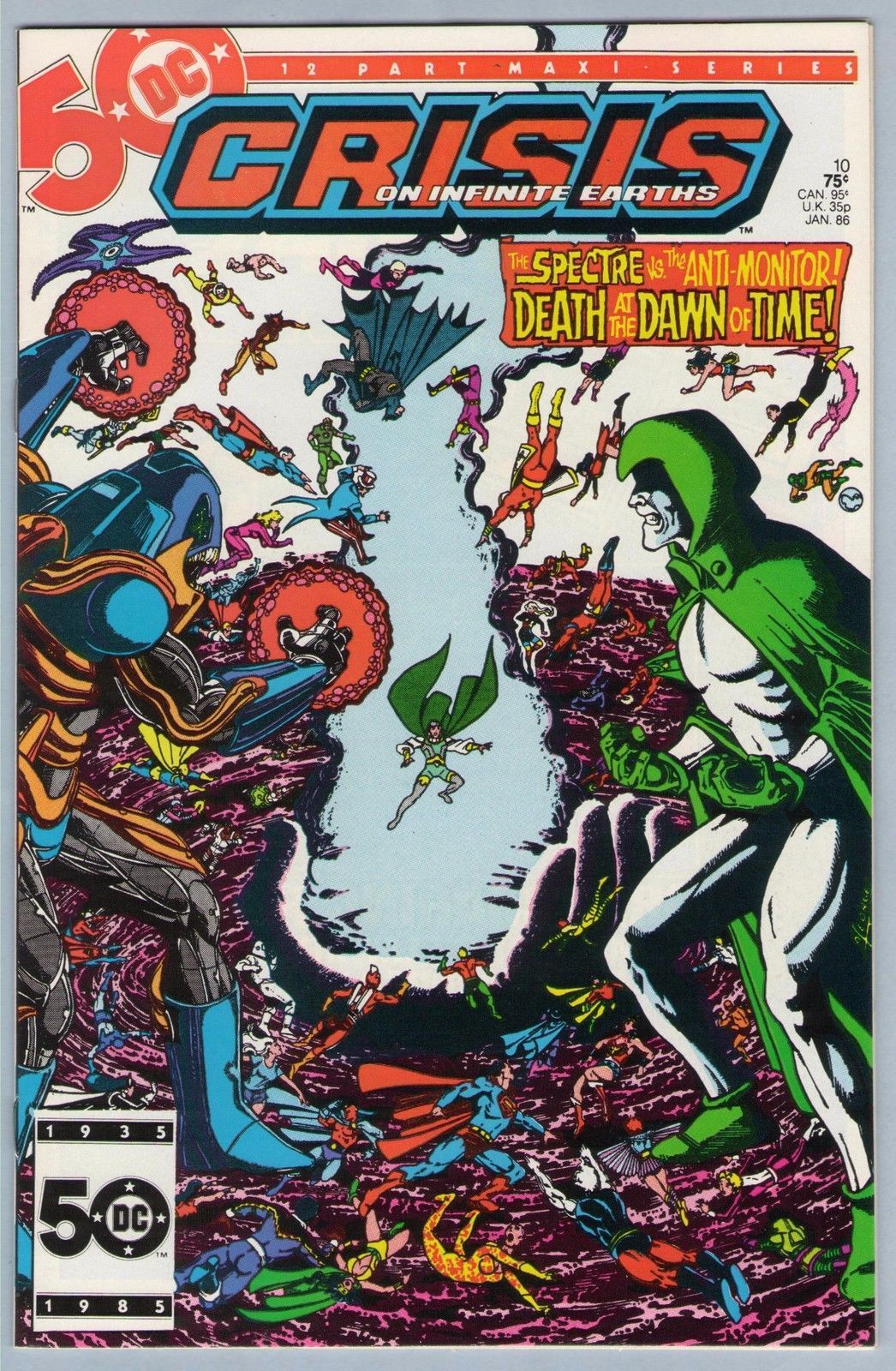 Crisis on Infinite Earths 10 (Jan 1986) NM- (9.2)