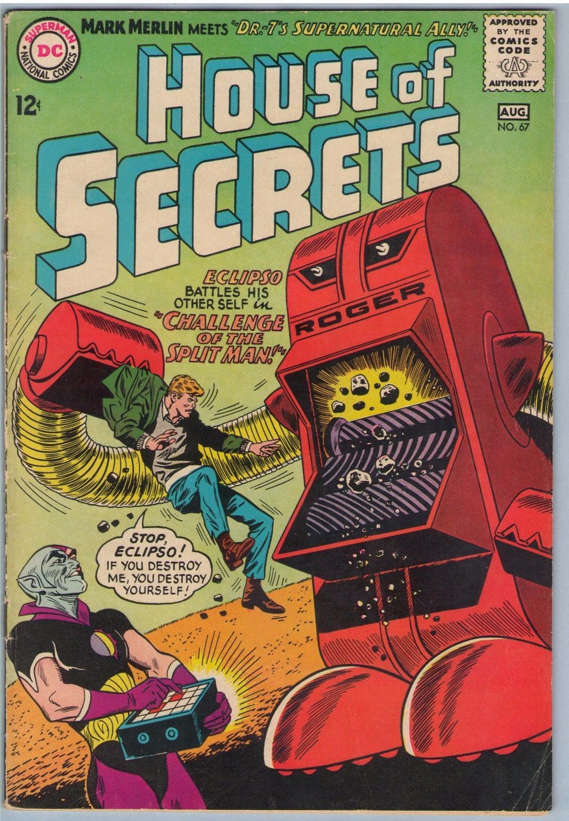 House of Secrets 67 (Aug 1963) VG+ (4.5)