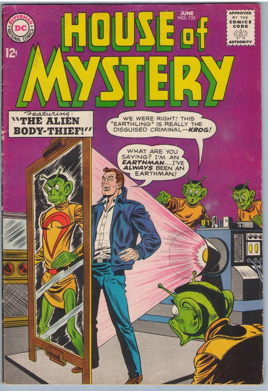 House of Mystery 135 (Jun 1963) VG+ (4.5)