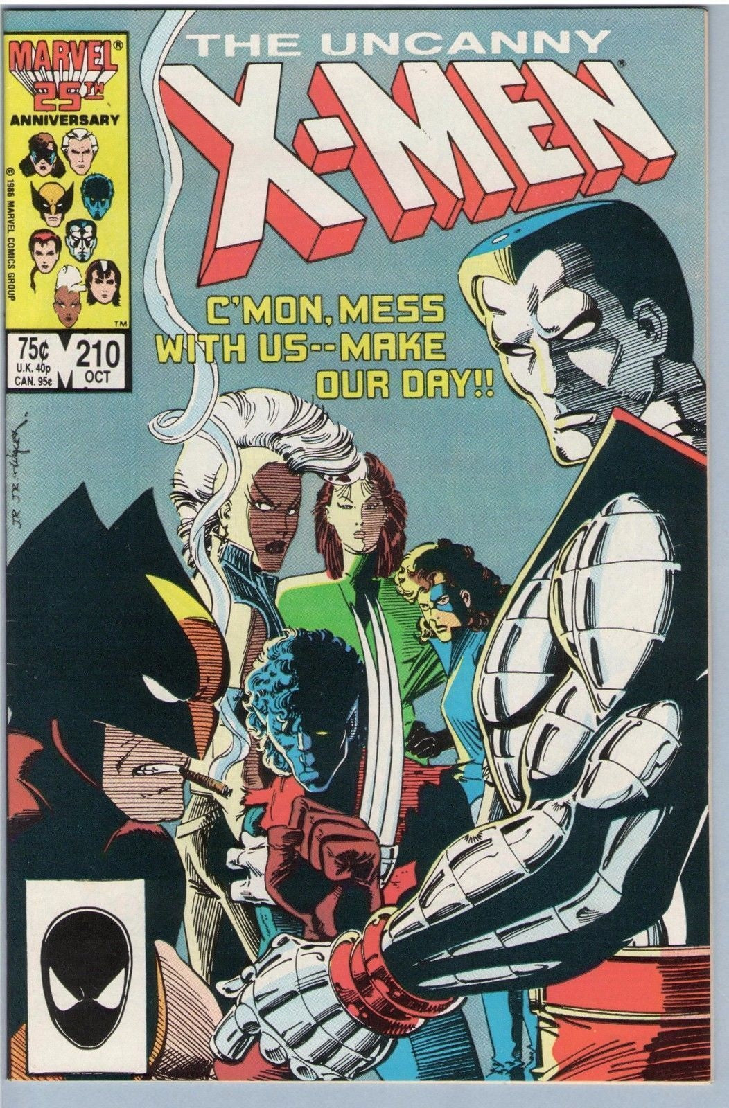 Uncanny X-Men 210 (Oct 1986) NM- (9.2)