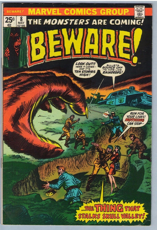 Beware 8 (May 1974) FI-VF (7.0)