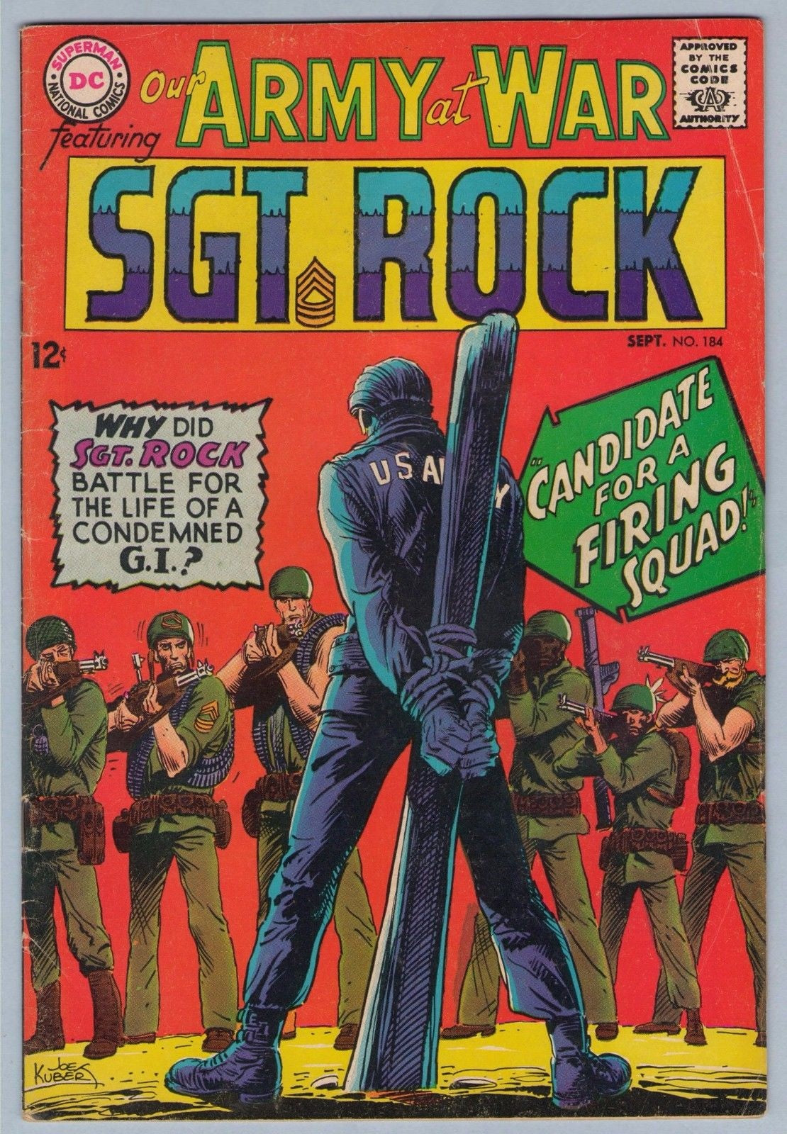 Our Army at War 184 (Sep 1967) VG+ (4.5)