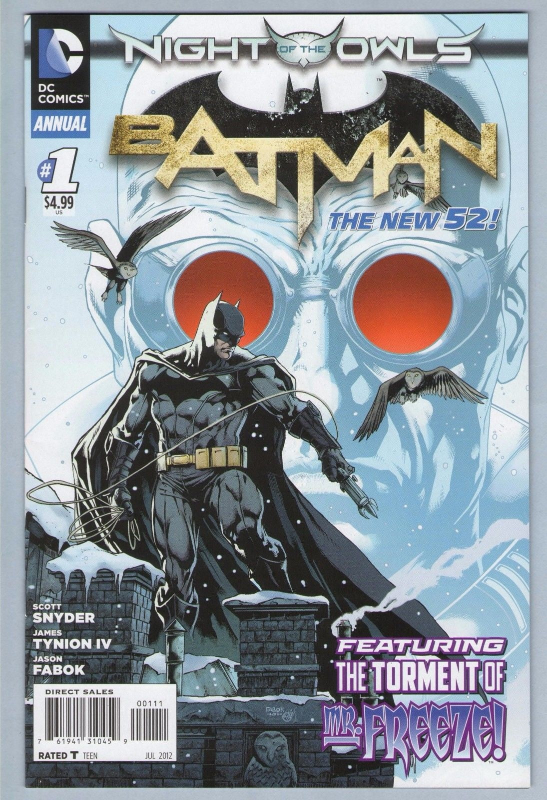 Batman V2 Annual 1 (Jul 2012) NM- (9.2)