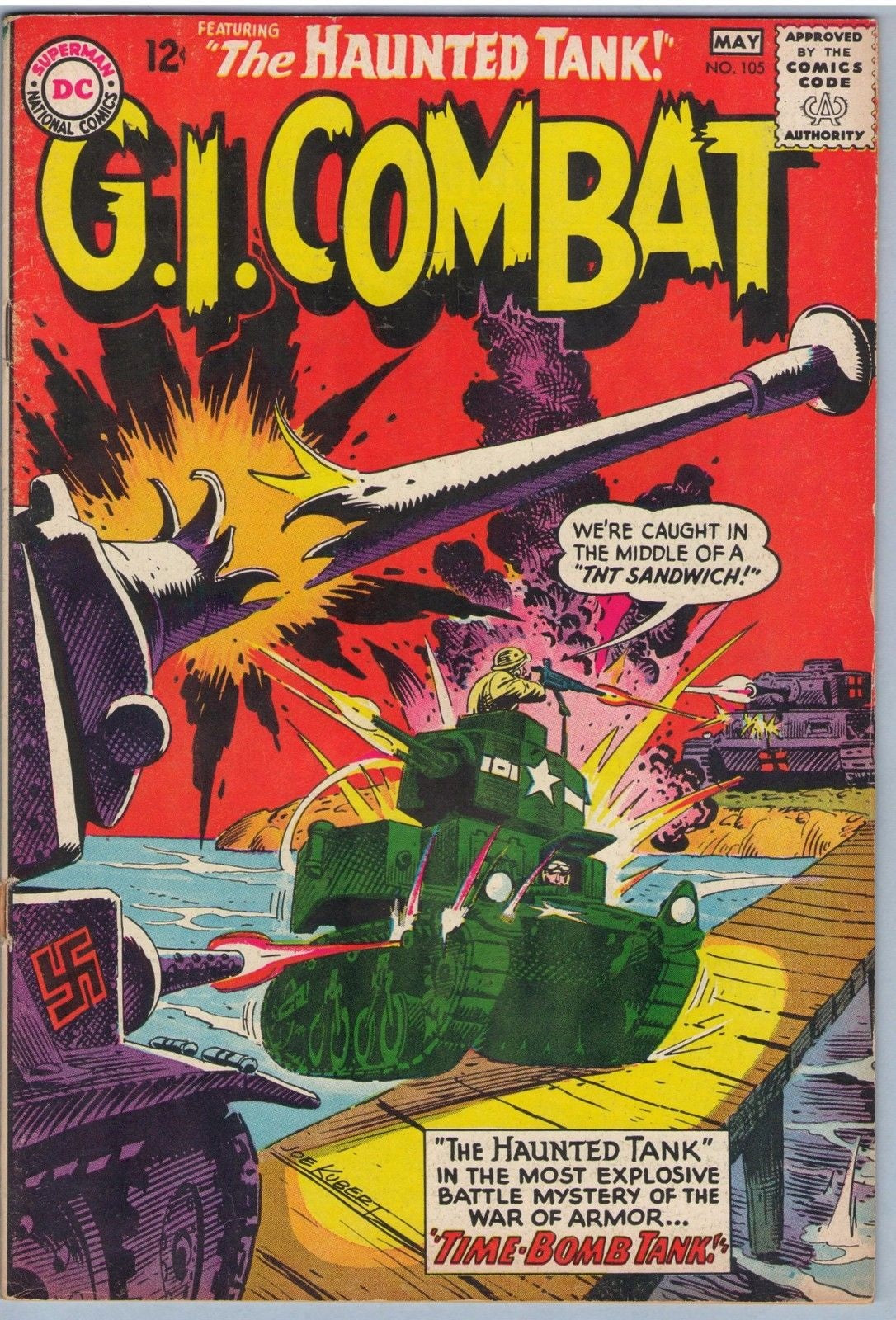 G.I. Combat 105 (May 1964) VG- (3.5)