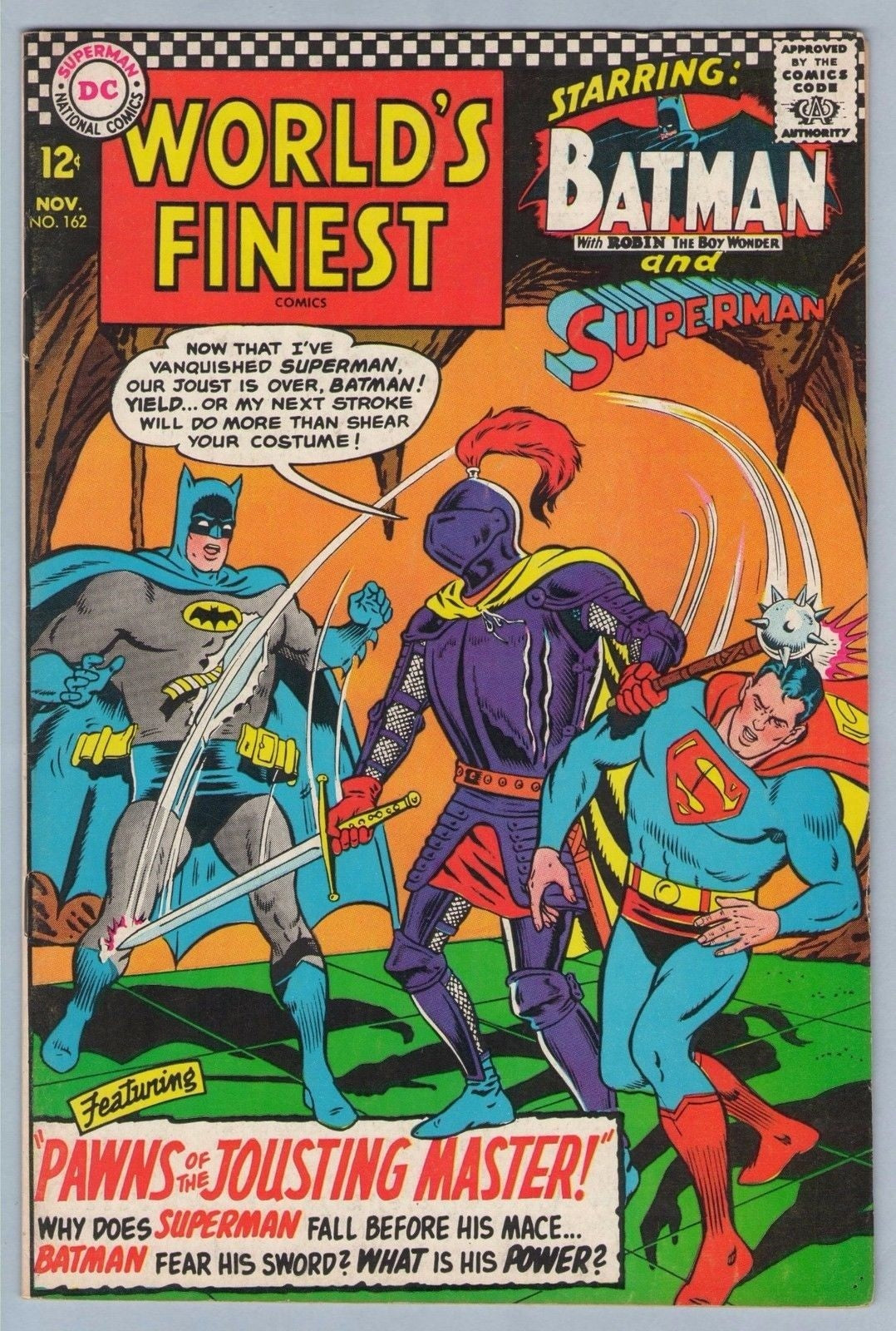 World's Finest 162 (Nov 1966) VF- (7.5)