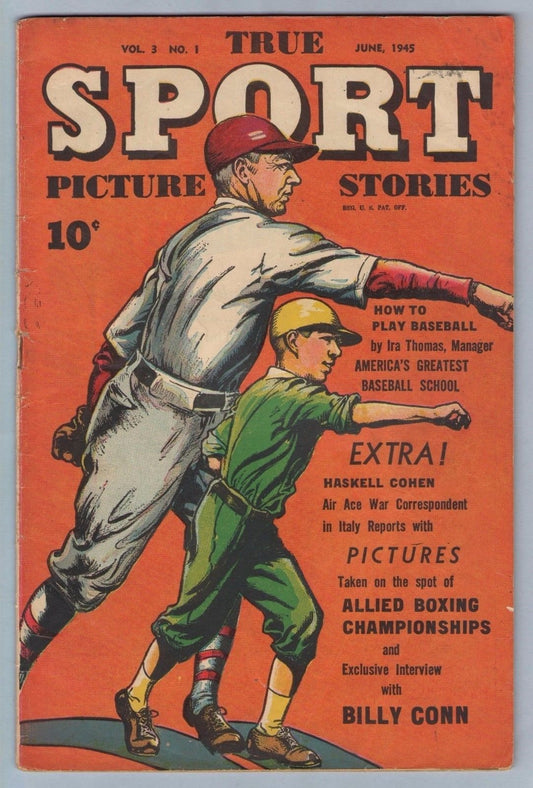 True Sport Picture Stories V3 1 (Jun 1945) VG- (3.5)