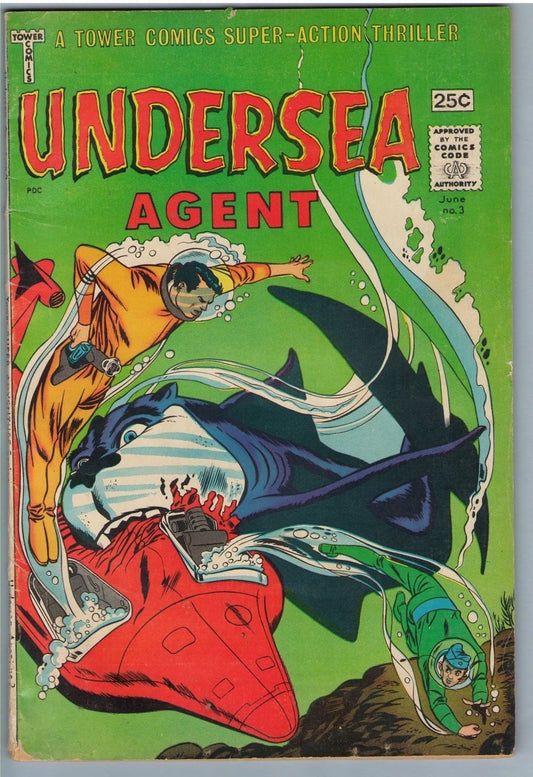 Undersea Agent 3 (Jun 1966) VG- (3.5)