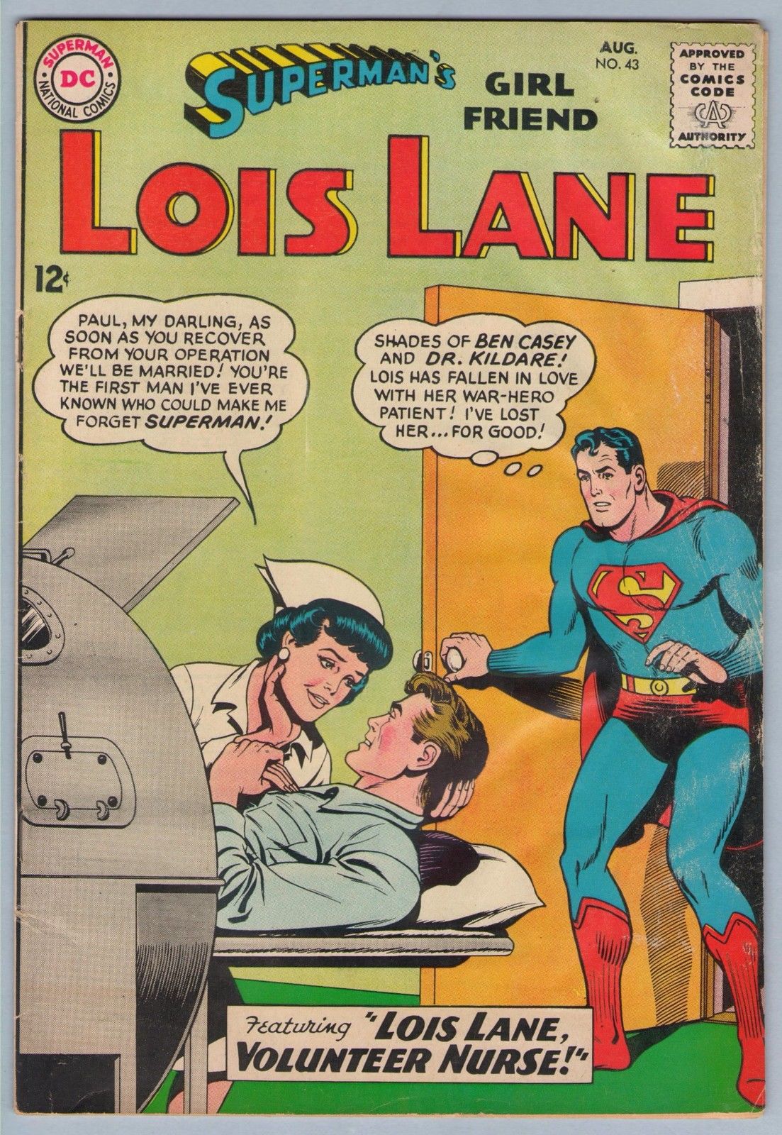 Superman's Girl Friend Lois Lane 43 (Aug 1963) VG- (3.5)