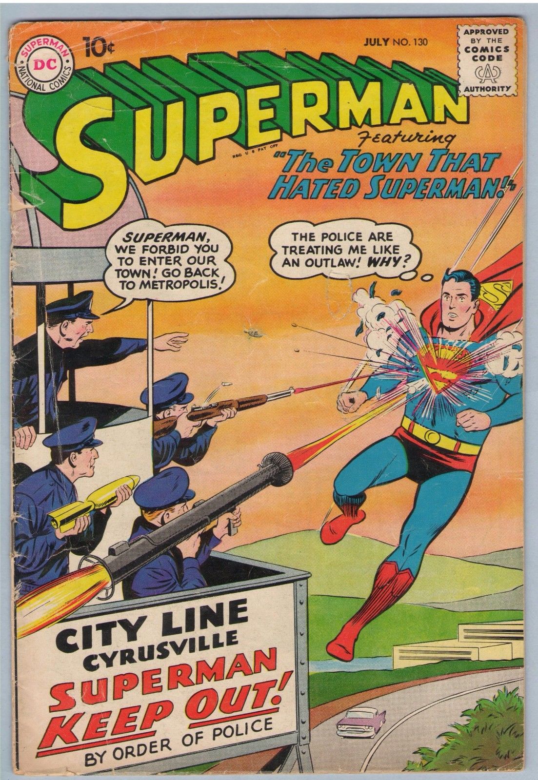 Superman 130 (Jul 1959) GD (2.0) - 2nd appearance Krypto with Superman