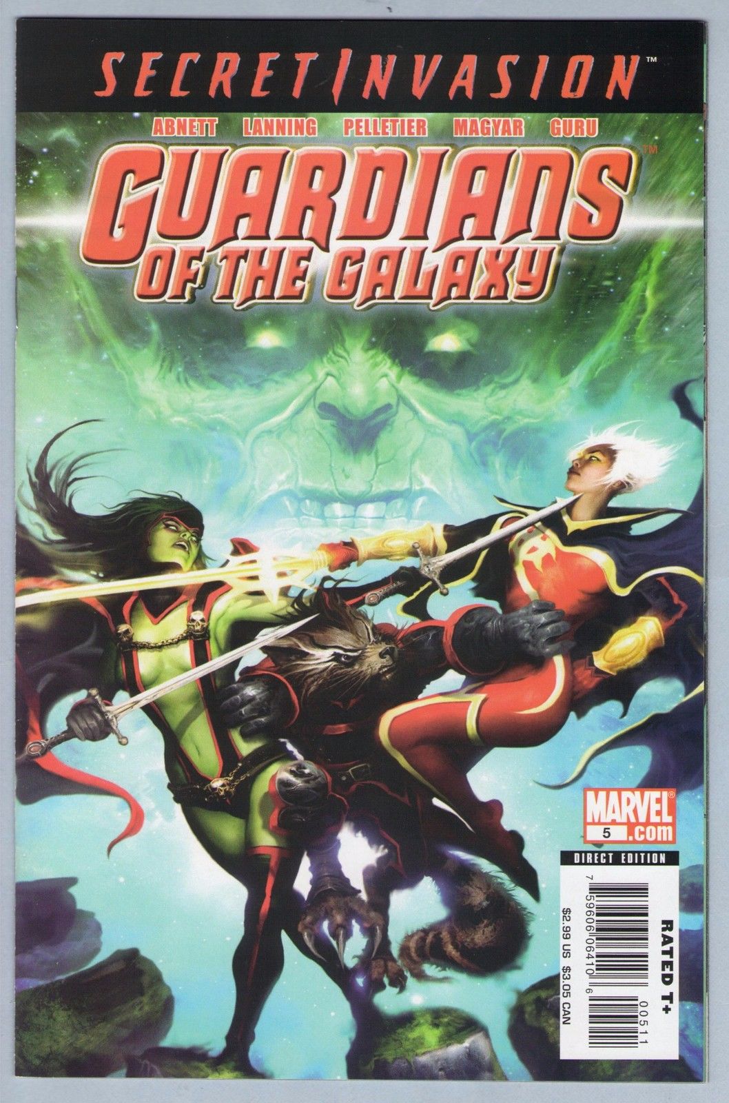 Guardians of the Galaxy V2 5 (Nov 2008) NM- (9.2)