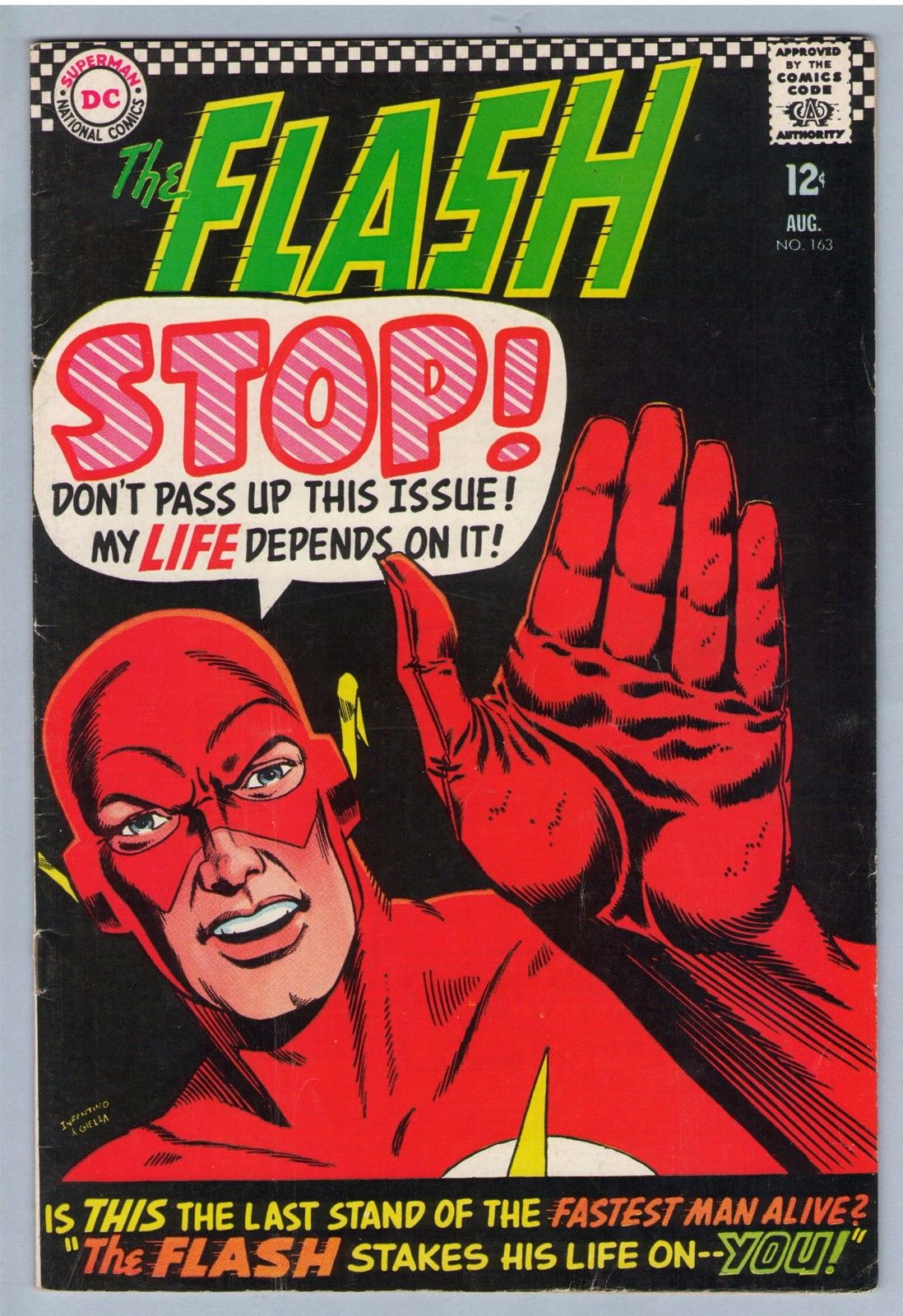 Flash 163 (Aug 1966) FI- (5.5)